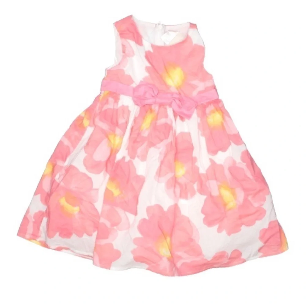 Gymboree Girl Floral Pink A line Dress